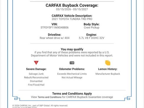 Used 2021 Toyota Tundra TRD Pro image 29