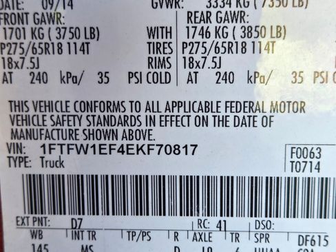 Used 2014 Ford F150 XLT w/ Equipment Group 302A Luxury image 11