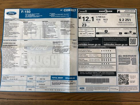 Used 2017 Ford F150 Platinum w/ Technology Package AWD/4WD image 1