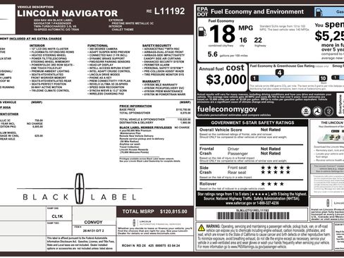 Used 2024 Lincoln Navigator Black Label image 6