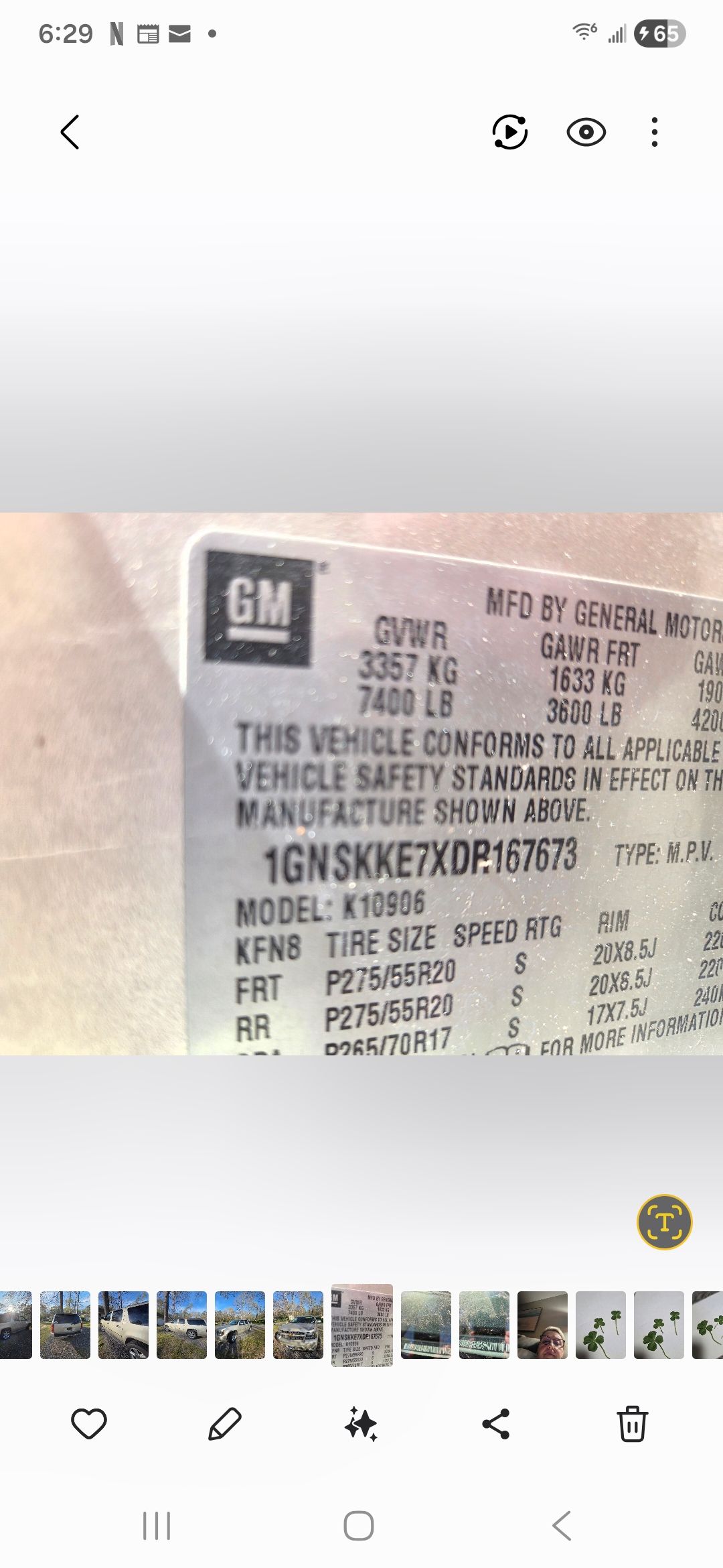 Used 2013 Chevrolet Suburban LTZ AWD/4WD image 17