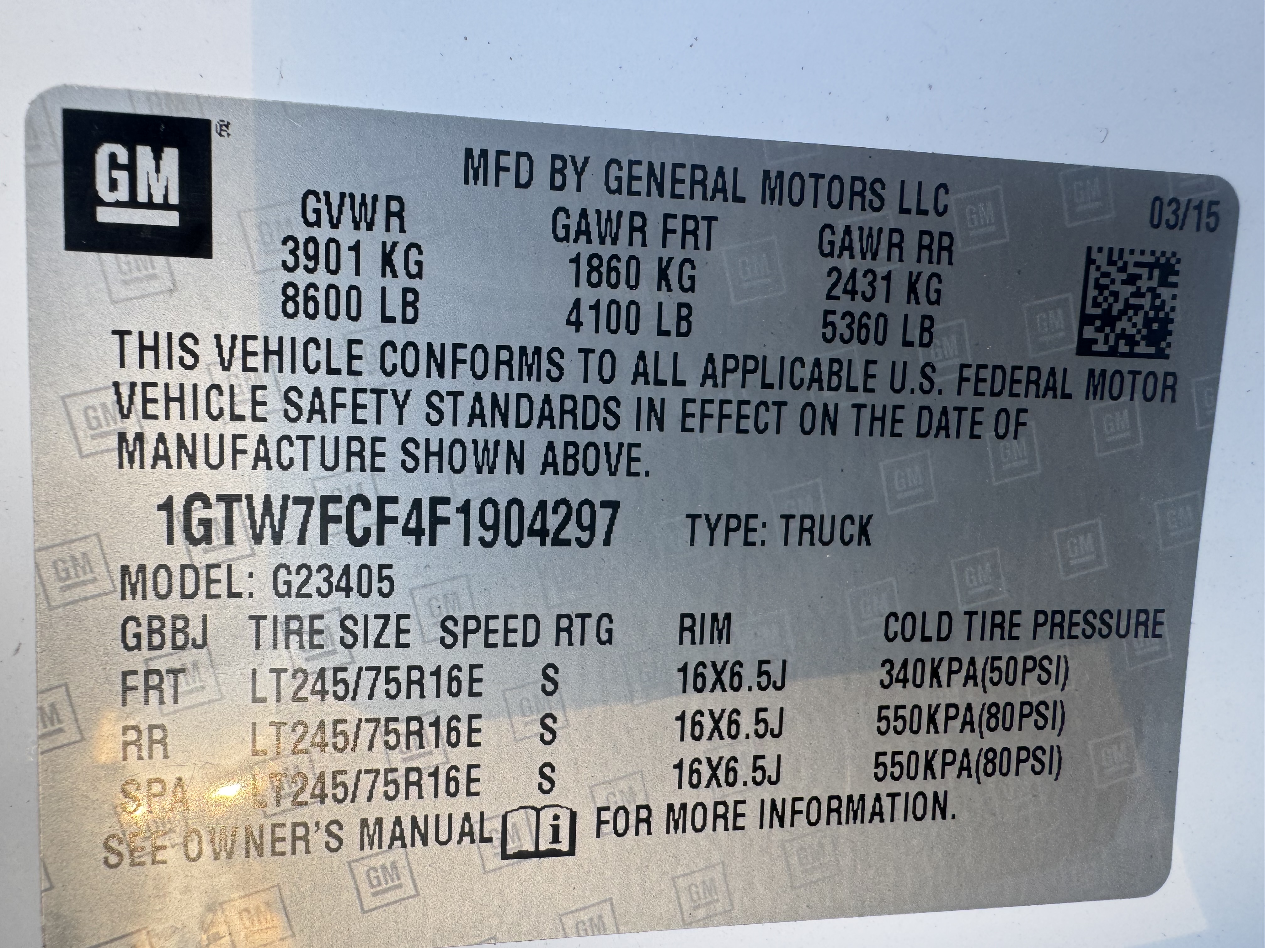 Used 2015 GMC Savana 2500 RWD image 14