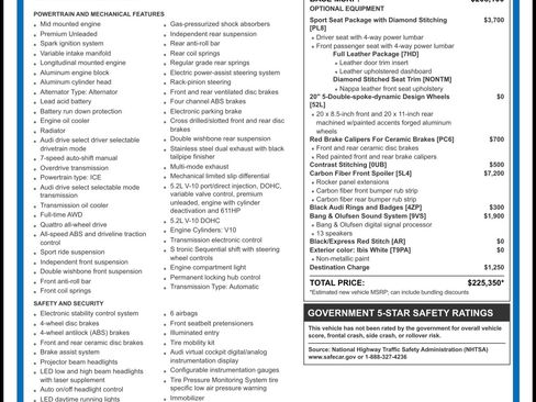 Used 2020 Audi R8 V10 performance image 12