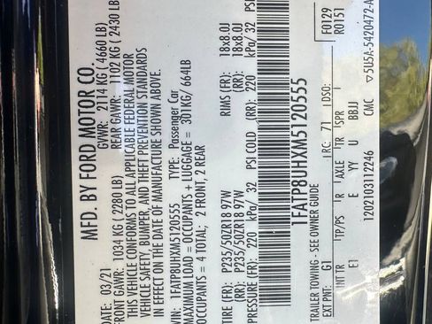 Used 2021 Ford Mustang Premium image 20