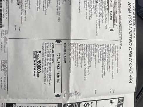 Used 2022 RAM 1500 Limited image 15