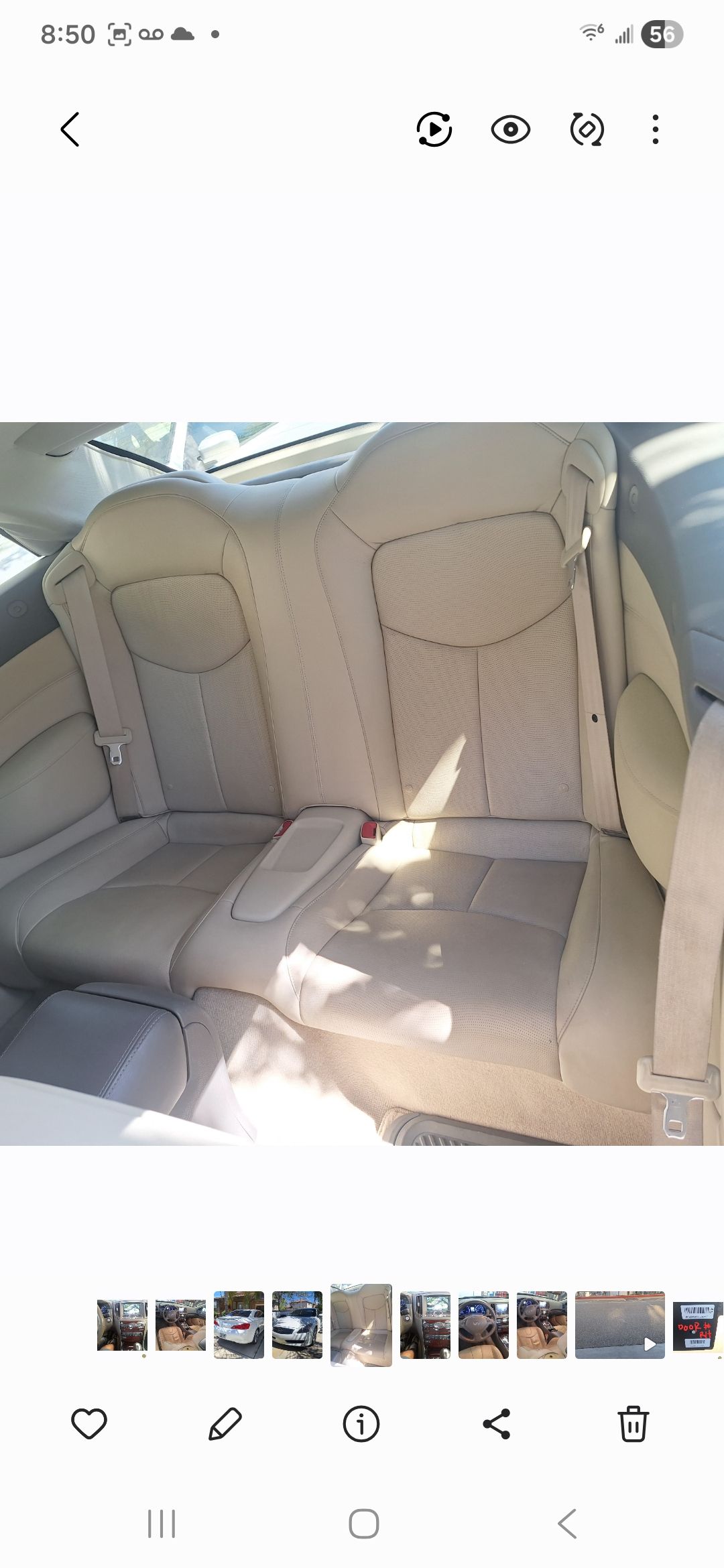 Used 2010 INFINITI G37 Convertible w/ Premium Pkg RWD image 9