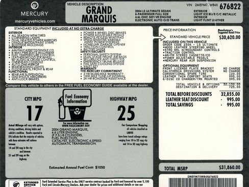 Used 2004 Mercury Grand Marquis LS image 9
