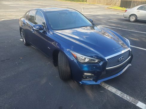 Used 2016 INFINITI Q50 Red Sport 400 image 2