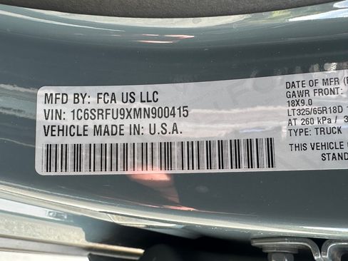 Used 2021 RAM 1500 TRX w/ TRX Lanuch Edition image 22