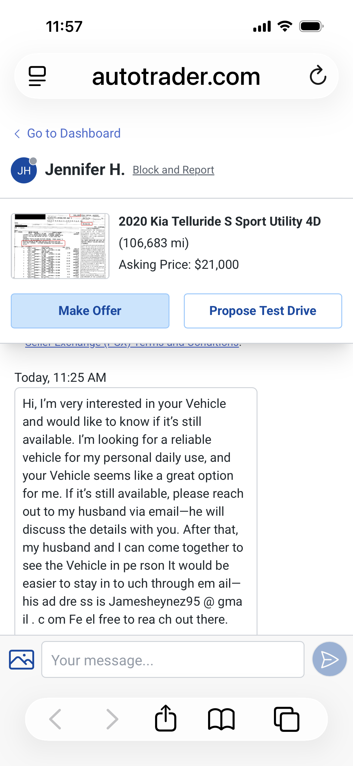 Used 2020 Kia Telluride S AWD/4WD image 22