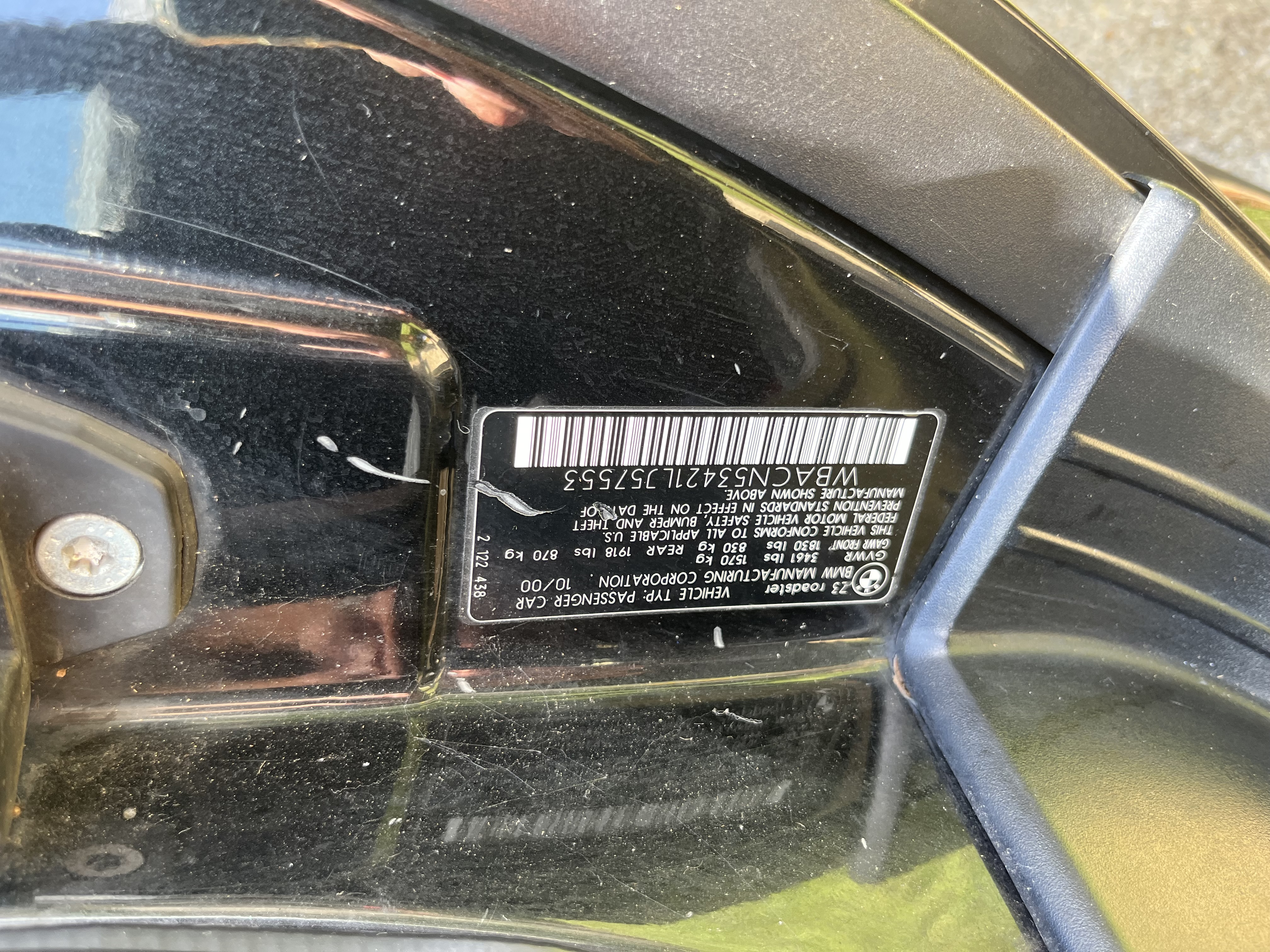 Used 2001 BMW Z3 3.0i RWD image 10