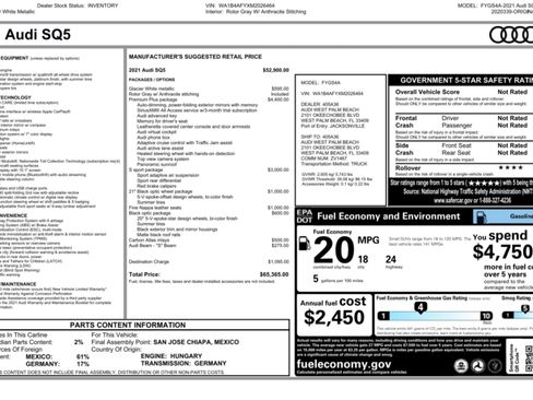 Used 2021 Audi SQ5 Premium Plus w/ Premium Plus Package image 16