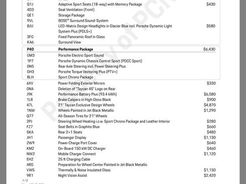 Used 2020 Porsche Taycan 4S image 32