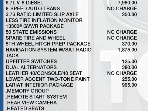Used 2012 Ford F350 Lariat w/ Lariat Interior Pkg AWD/4WD image 9