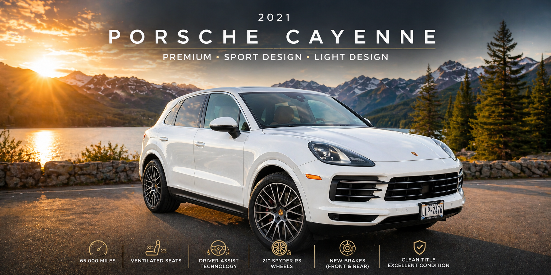 Used 2021 Porsche Cayenne AWD/4WD image 1