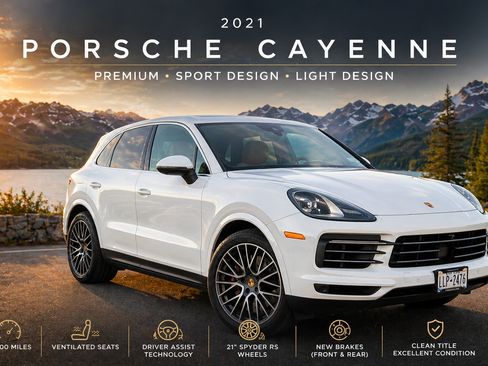 Used 2021 Porsche Cayenne AWD/4WD image 1
