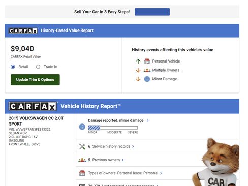 Used 2015 Volkswagen CC R-Line image 18
