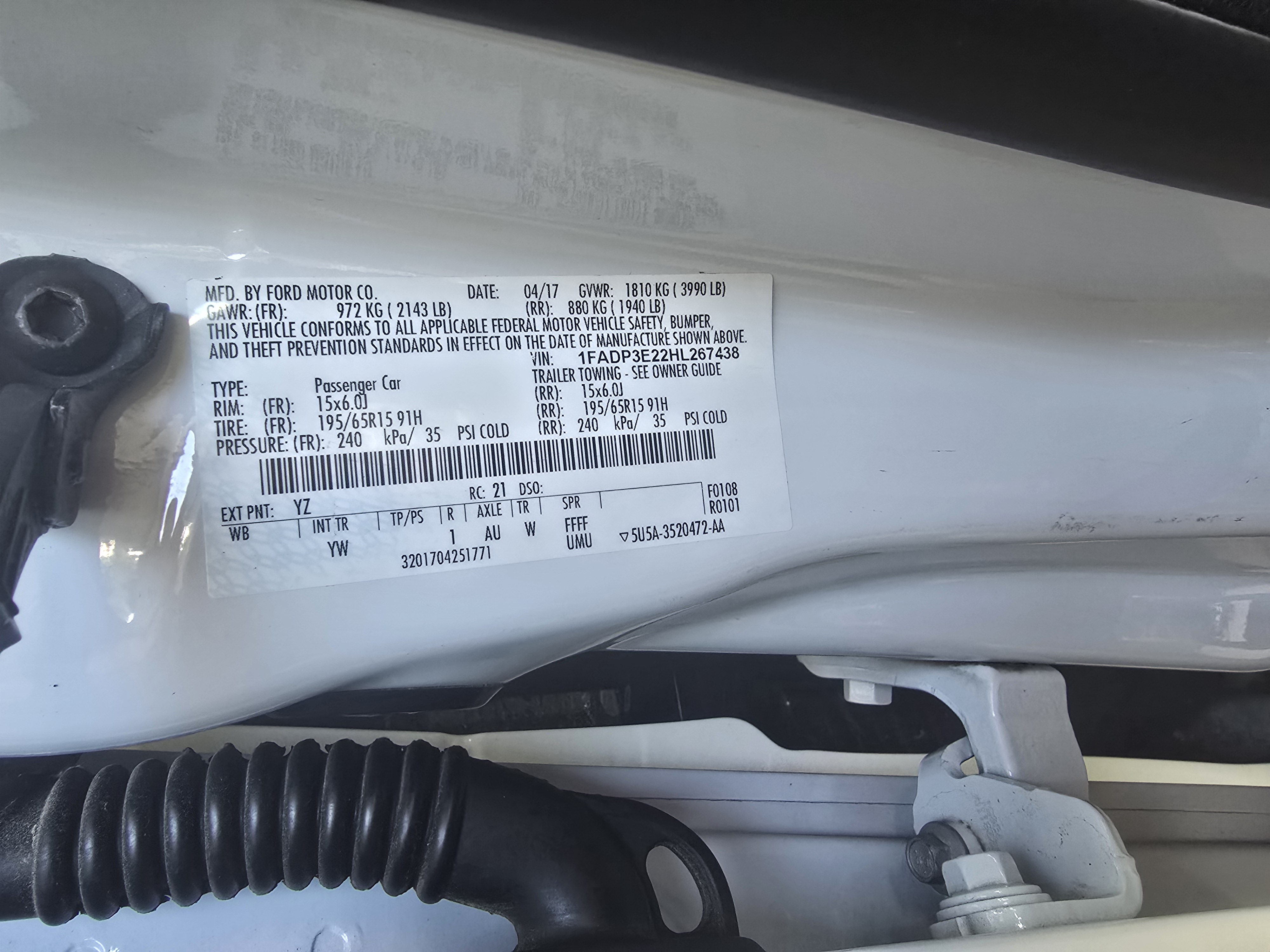 Used 2017 Ford Focus S FWD image 17