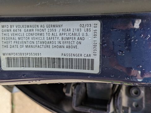 Used 2003 Volkswagen Passat GLS image 13