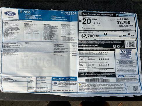 Used 2024 Ford F150 STX w/ Equipment Group 201A FX4 AWD/4WD image 30