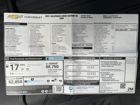 Used 2021 Chevrolet Silverado 1500 Custom Trail Boss w/ Safety Confidence Package image 23