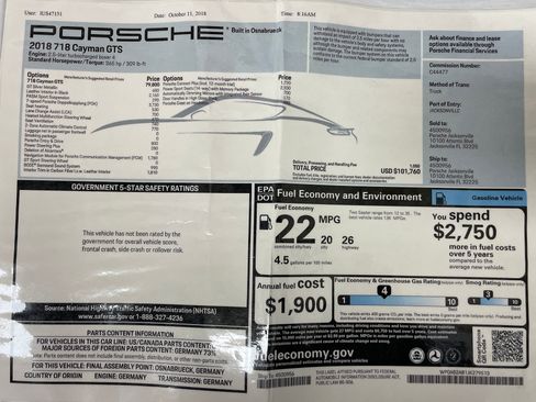 Used 2018 Porsche 718 Cayman GTS image 31