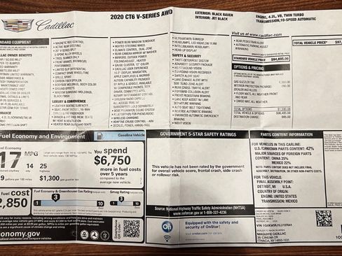 Used 2020 Cadillac CT6 V image 10