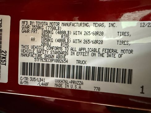 Used 2023 Toyota Tundra 1794 Edition image 32