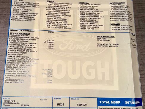 Used 2014 Ford F350 King Ranch w/ King Ranch w/Chrome Package image 17