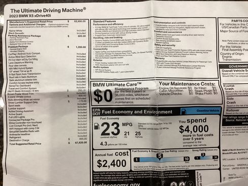 Used 2023 BMW X5 xDrive40i w/ Premium Package image 11