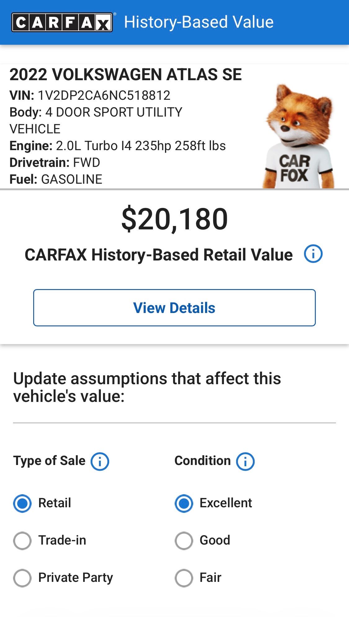 Used 2022 Volkswagen Atlas SE FWD image 4
