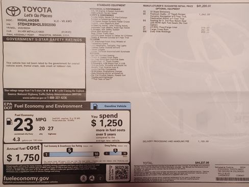 Used 2020 Toyota Highlander XLE image 28