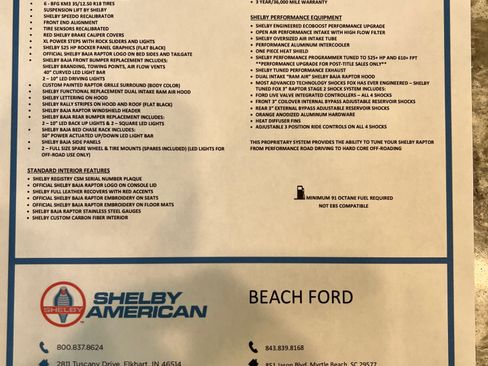 Used 2020 Ford F150 Raptor w/ Equipment Group 802A Luxury image 14