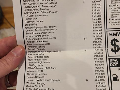 Used 2017 BMW ALPINA B7 xDrive image 14