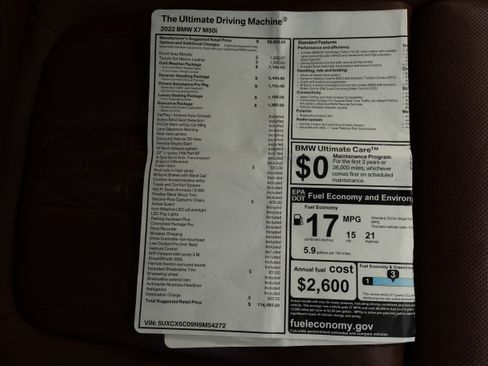 Used 2022 BMW X7 M50i w/ Dynamic Handling Package image 26