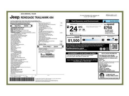 Used 2018 Jeep Renegade Trailhawk image 26