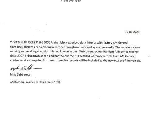 Used 2006 HUMMER H1 4-Door Wagon image 27