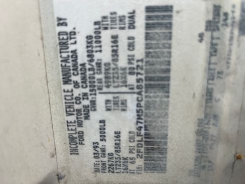 Used 1993 Ford F450 2WD Regular Cab Super Duty image 9