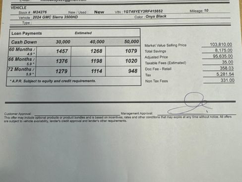 Used 2024 GMC Sierra 3500 Denali Ultimate image 22