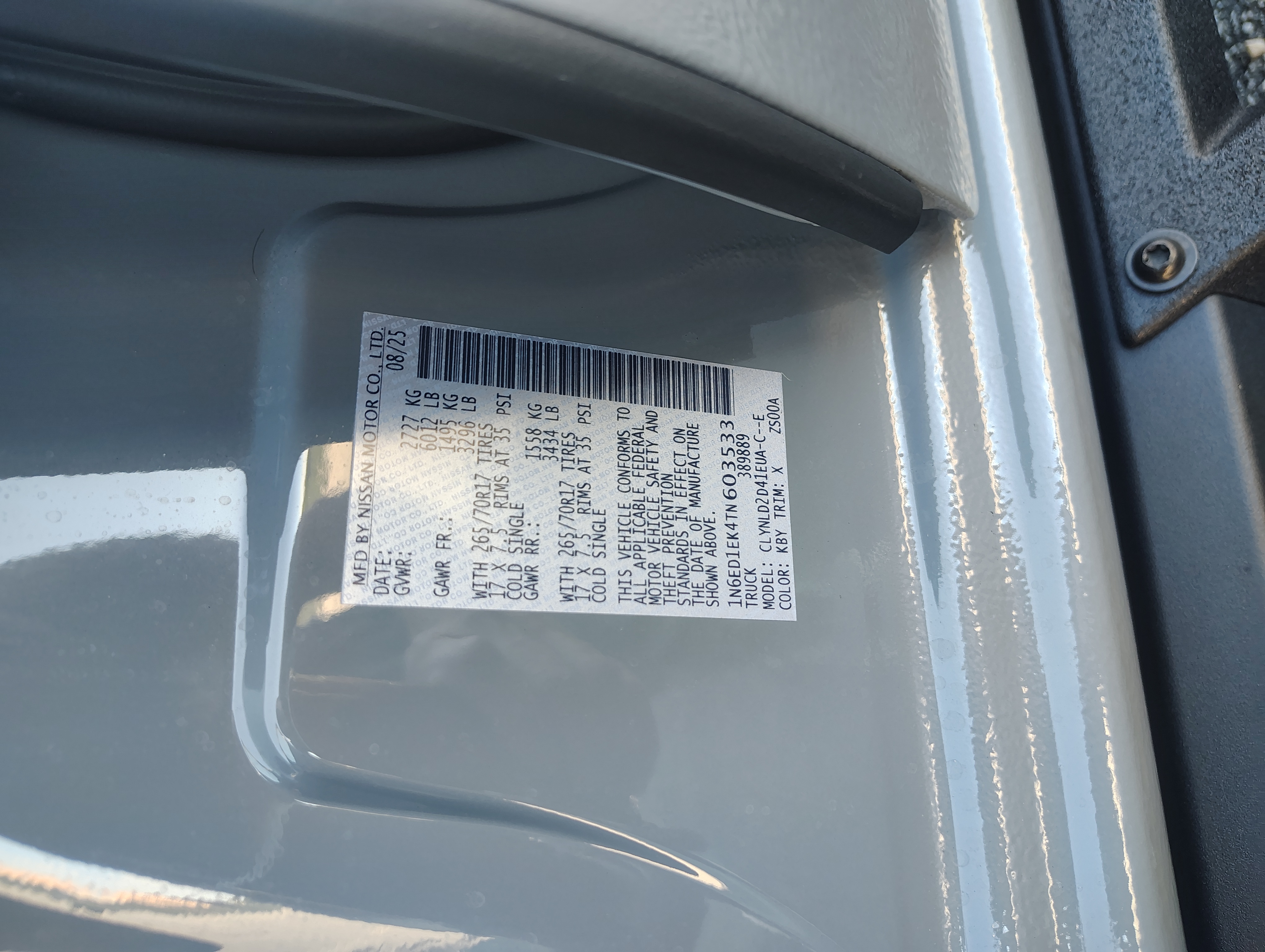 Used 2026 Nissan Frontier PRO-4X w/ Pro-4x Convenience Package AWD/4WD image 8