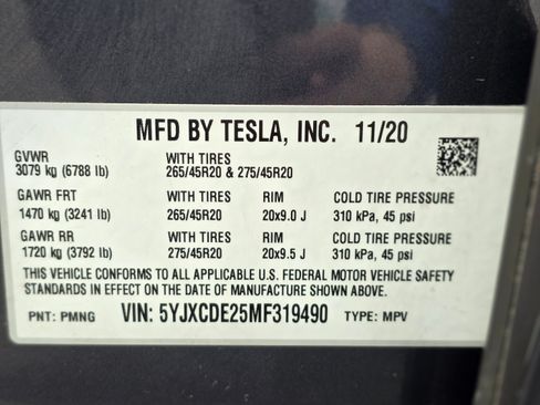 Used 2021 Tesla Model X Long Range AWD/4WD image 12