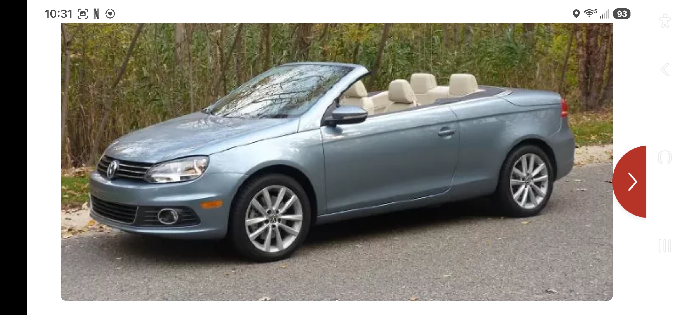 Used 2012 Volkswagen Eos Komfort FWD image 1