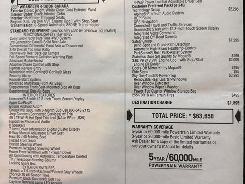 Used 2024 Jeep Wrangler Unlimited Sahara w/ Technology Group image 28