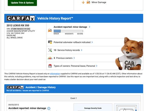 Used 2012 Lexus RX 350 AWD w/ Premium Pkg image 18