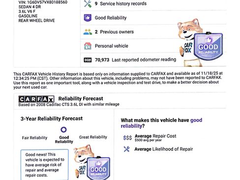 Used 2008 Cadillac CTS 3.6 w/ Luxury Level Two Package image 23