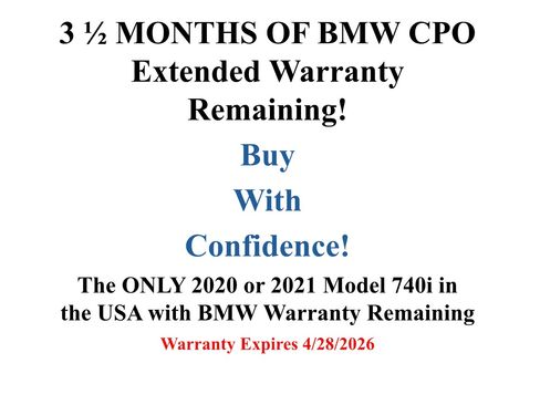 Used 2020 BMW 740i w/ M Sport Package image 18