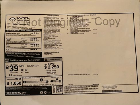 Used 2021 Toyota Venza XLE w/ Softex Package image 15