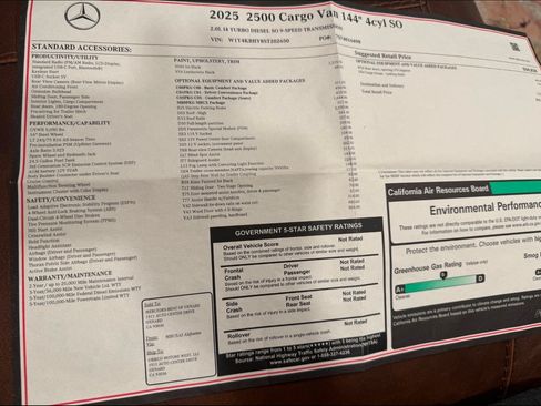 Used 2025 Mercedes-Benz Sprinter 2500 image 5