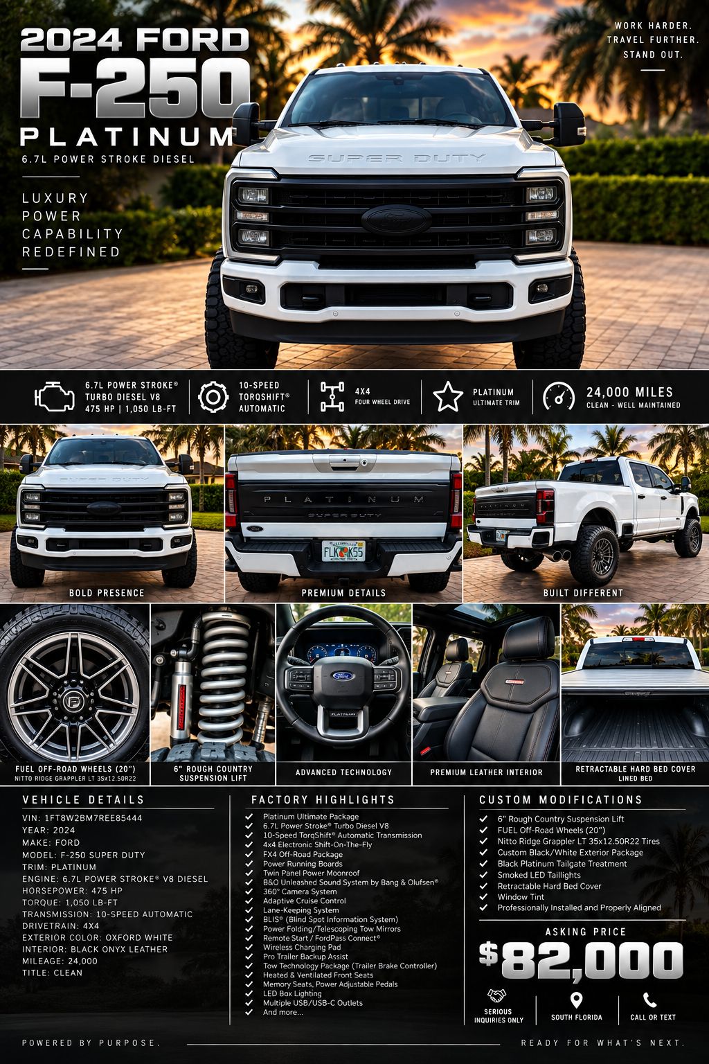 Used 2024 Ford F250 Platinum AWD/4WD image 5