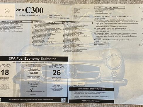 Used 2010 Mercedes-Benz C 300 Sedan image 30